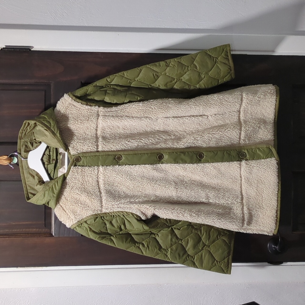 Madewell Convertible Quilted Faux Shearling Jacket